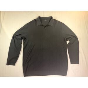 BYLT Performance Drop-Cut Long Sleeve Polo Black Men’s 2XL